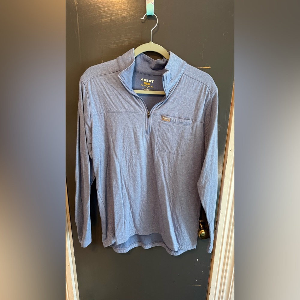 Ariat women’s  Heather Blue Quarter-Zip Pullover